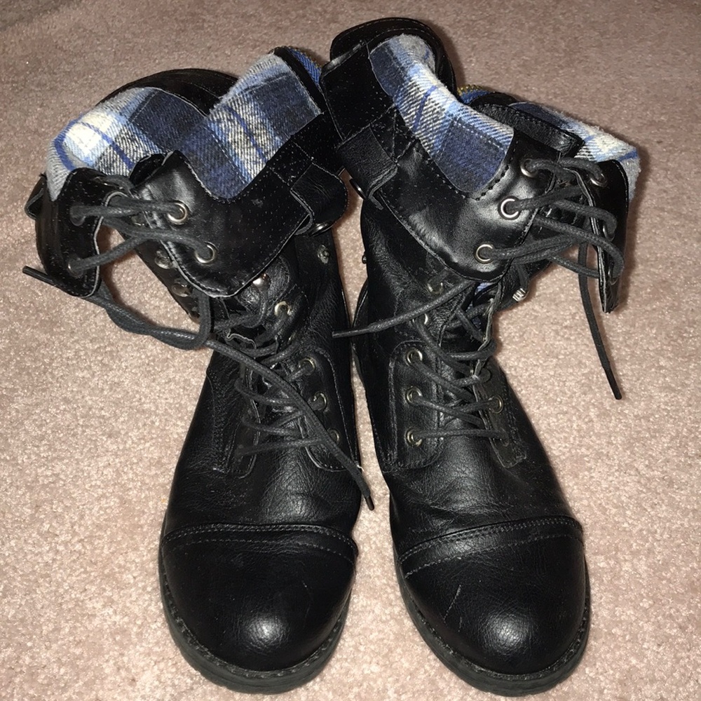 Black Combat Boots